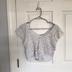 Lace crop top